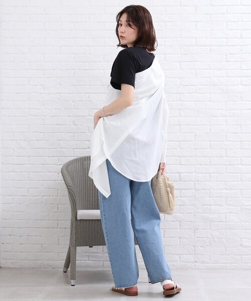 SHOO・LA・RUE(シューラルー)の「◆4段ロゴプリントTシャツ(Tシャツ/カットソー・レディース・ブラック/ホワイト系・01/02/03)」の15枚目の写真