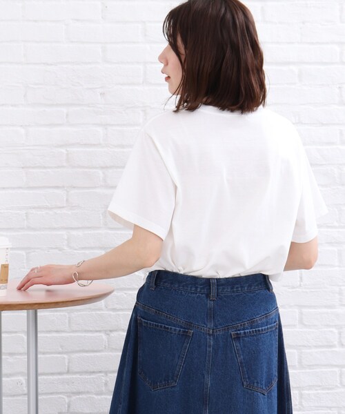 SHOO・LA・RUE(シューラルー)の「◆4段ロゴプリントTシャツ(Tシャツ/カットソー・レディース・ブラック/ホワイト系・01/02/03)」の17枚目の写真