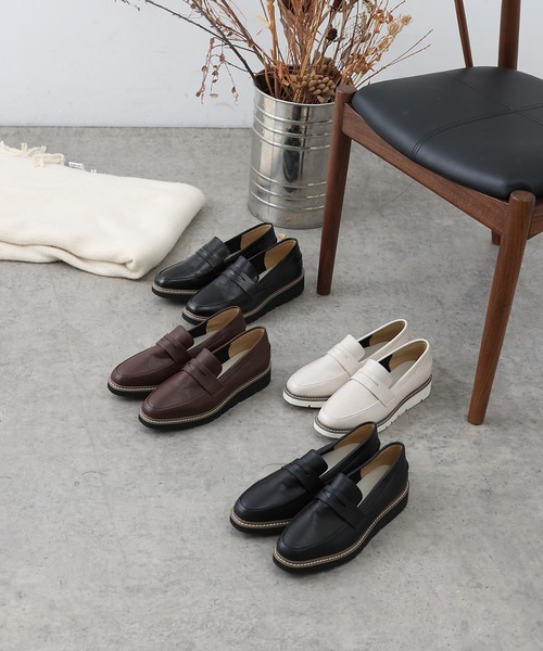 COLONY 2139（コロニートゥーワンスリーナイン）の「マカロンFoot / 厚底ローファー（ローファー・レディース・ブラウン/アイボリー/ブラック系その他/ブラック/ブラック系その他2・23/24/25）」の6枚目の写真