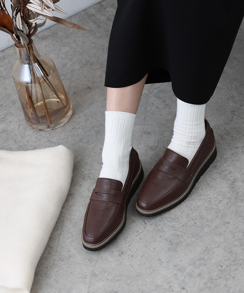 COLONY 2139（コロニートゥーワンスリーナイン）の「マカロンFoot / 厚底ローファー（ローファー・レディース・ブラウン/アイボリー/ブラック系その他/ブラック/ブラック系その他2・23/24/25）」の13枚目の写真