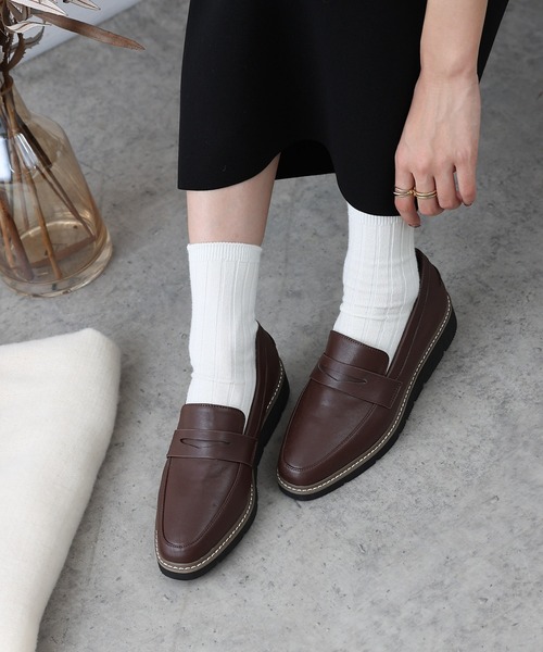 COLONY 2139（コロニートゥーワンスリーナイン）の「マカロンFoot / 厚底ローファー（ローファー・レディース・ブラウン/アイボリー/ブラック系その他/ブラック/ブラック系その他2・23/24/25）」の14枚目の写真