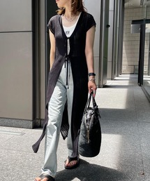 2WAYロングニットジレ