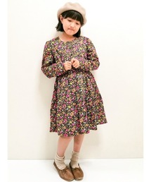 GAP（ギャップ）の「フローラル ティアードワンピース (キッズ)（ワンピース・キッズ）」