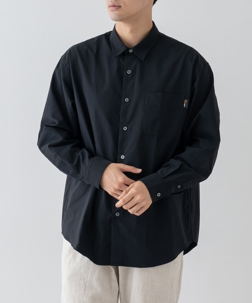 BRICK & SONS（ブリックアンドサンズ）の「CORDURA ベーシックレギュラーカラーシャツ＜ブラック＞（シャツ/ブラウス・メンズ・ブラック・LL/M/L）」の6枚目の写真