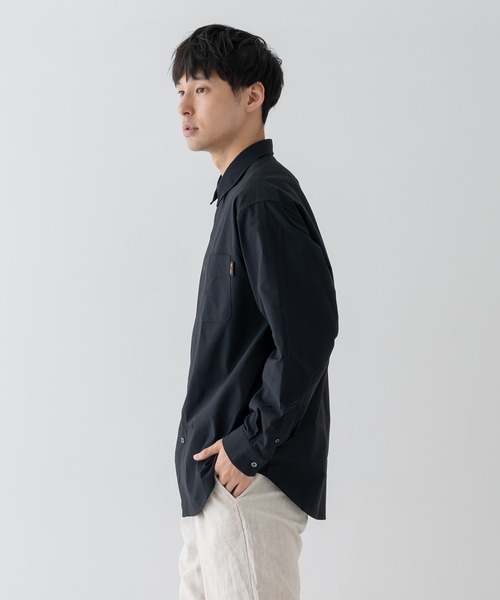 BRICK & SONS（ブリックアンドサンズ）の「CORDURA ベーシックレギュラーカラーシャツ＜ブラック＞（シャツ/ブラウス・メンズ・ブラック・LL/M/L）」の8枚目の写真