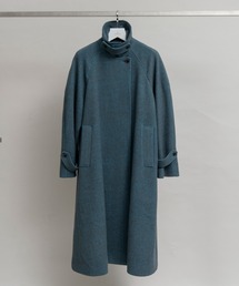 メゾンスペシャル【極美品】人気　ロング丈　ミックスツイードステンカラーコート36 MAISON SPECIAL（メゾンスペシャル）の「ループツイードステン