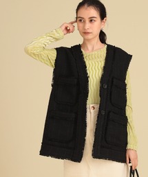 Ray BEAMS | Ray BEAMS / ツイード 4ポケット ベスト(ベスト)