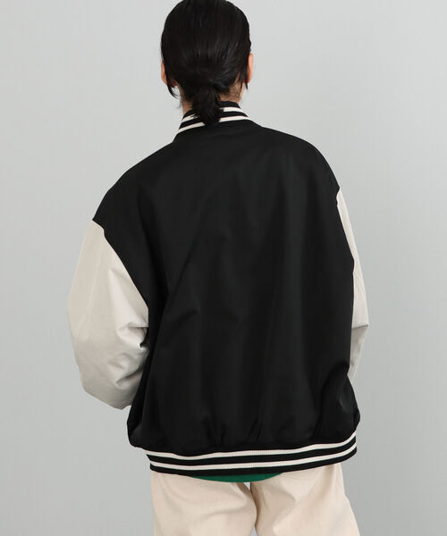 BEAMS HEART（ビームスハート）の「BEAMS HEART / ポリエステル コットン ワッペン ビッグ スタジャン（スタジャン・メンズ・ブラック/ダークグリーン・SMALL/MEDIUM/LARGE）」の10枚目の写真