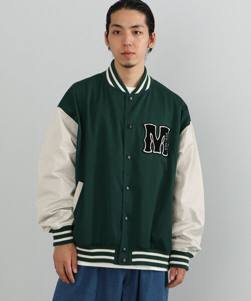 BEAMS HEART（ビームスハート）の「BEAMS HEART / ポリエステル コットン ワッペン ビッグ スタジャン（スタジャン・メンズ・ブラック/ダークグリーン・SMALL/MEDIUM/LARGE）」の19枚目の写真