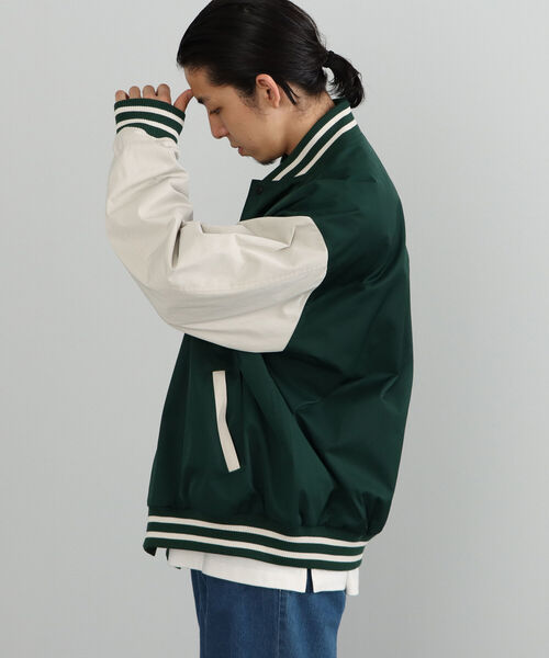 BEAMS HEART（ビームスハート）の「BEAMS HEART / ポリエステル コットン ワッペン ビッグ スタジャン（スタジャン・メンズ・ブラック/ダークグリーン・SMALL/MEDIUM/LARGE）」の20枚目の写真