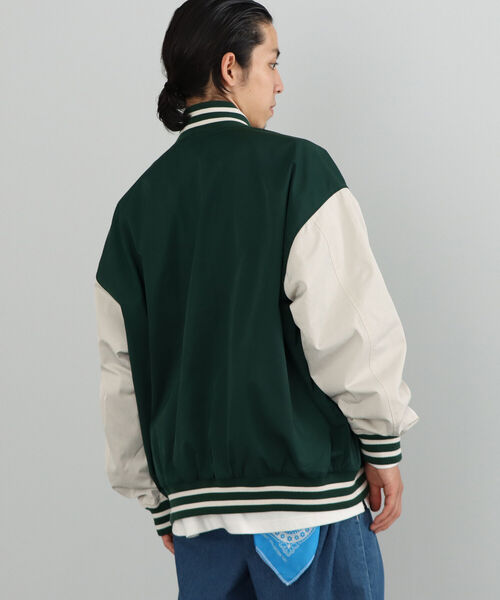 BEAMS HEART（ビームスハート）の「BEAMS HEART / ポリエステル コットン ワッペン ビッグ スタジャン（スタジャン・メンズ・ブラック/ダークグリーン・SMALL/MEDIUM/LARGE）」の21枚目の写真