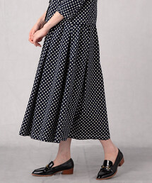 Comme　Ca　Mature | 【セットアップ対応】＜ウォッシャブル＞ドットプリント　スカート(スカート)