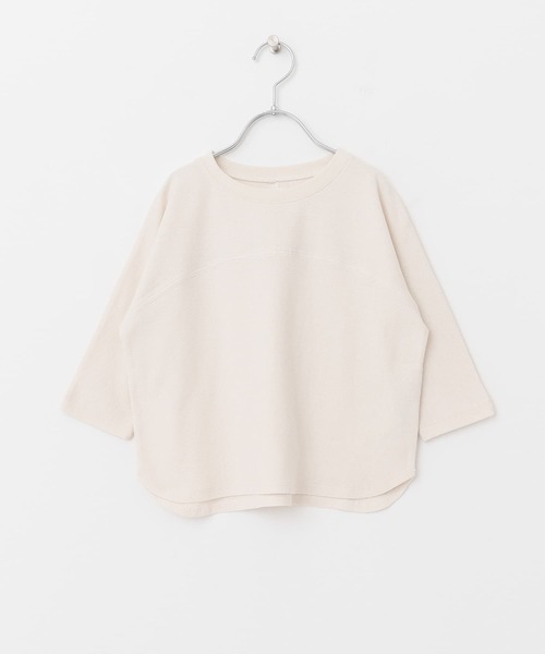 URBAN RESEARCH DOORS（アーバンリサーチドアーズ）の「梨地7分袖フットボールTシャツ(KIDS)（Tシャツ/カットソー・キッズ・オフホワイト/オレンジ系その他・120/105/135）」の16枚目の写真