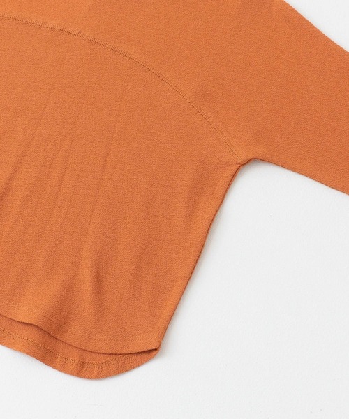 URBAN RESEARCH DOORS（アーバンリサーチドアーズ）の「梨地7分袖フットボールTシャツ(KIDS)（Tシャツ/カットソー・キッズ・オフホワイト/オレンジ系その他・120/105/135）」の18枚目の写真