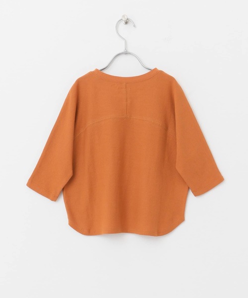 URBAN RESEARCH DOORS（アーバンリサーチドアーズ）の「梨地7分袖フットボールTシャツ(KIDS)（Tシャツ/カットソー・キッズ・オフホワイト/オレンジ系その他・120/105/135）」の20枚目の写真