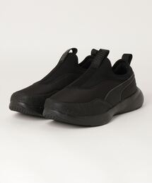 PUMA プーマ SOFTRIDE FEEL SLIP-ON WIDE SOFTRIDE フィール スリッポン ワイド 378019 02BLK/P.BLK