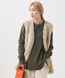 【WEB限定】ワッフルチュニックプルオーバー