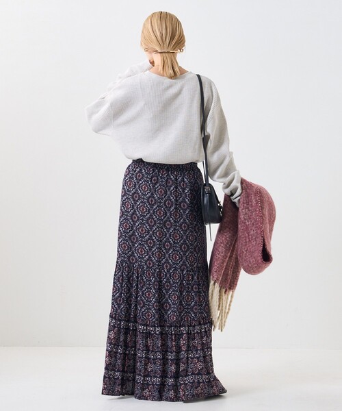 FREAK'S STORE（フリークスストア）の「【WEB限定】ワッフルチュニックプルオーバー（Tシャツ/カットソー・レディース・ナチュラル/ライトグレー/ブラック/ベージュ/ピンク/オリーブ/ブルー/ラベンダー/グリーン・ﾌﾘ-）」の17枚目の写真