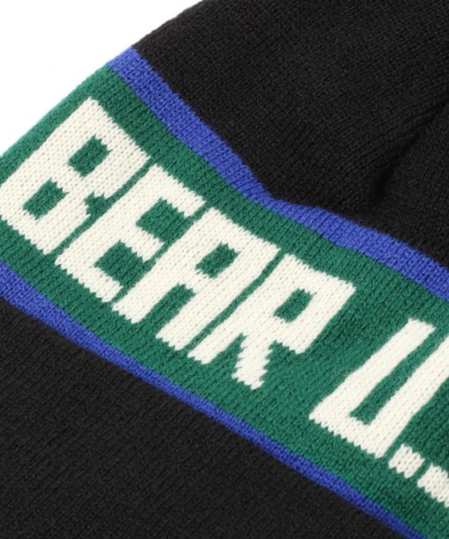 niko and...(ニコアンド)の「【Bear USA(ベア ユーエスエー)】レタードニットキャップ(ニットキャップ/ビーニー・レディース・ブラック/ブラウン・FREE)」の3枚目の写真