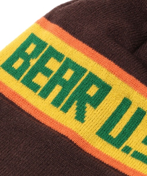 niko and...(ニコアンド)の「【Bear USA(ベア ユーエスエー)】レタードニットキャップ(ニットキャップ/ビーニー・レディース・ブラック/ブラウン・FREE)」の7枚目の写真