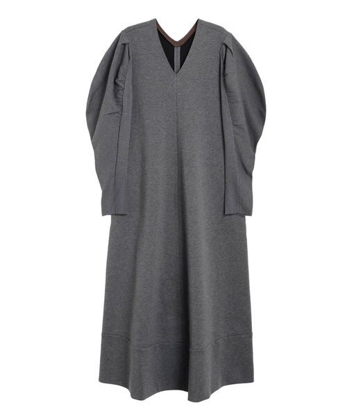 ELENDEEK(エレンディーク)の「ニットスリーブスポンジワンピース(ワンピース・レディース・ブラック/ベージュ/チャコールグレー・02/01)」の21枚目の写真