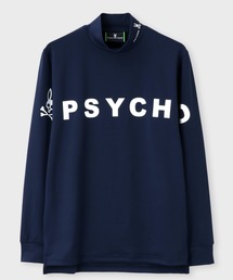 Psycho Bunny（サイコバニー）の「[GOLF] 裏起毛ベア天 ロゴプリント モックネックロンT（Tシャツ/カットソー・メンズ）」