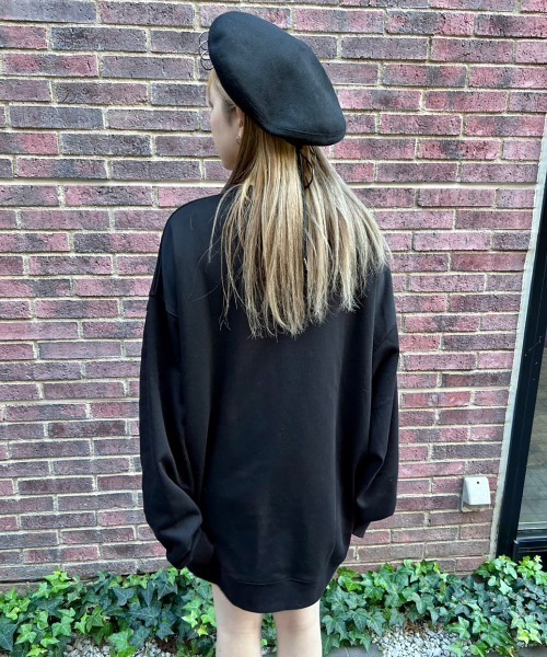 Candy Stripper（キャンディストリッパー）の「YOUR ALLY SWEAT ワンピース（スウェット・レディース・ブラック/ホワイト/パープル・2）」の20枚目の写真