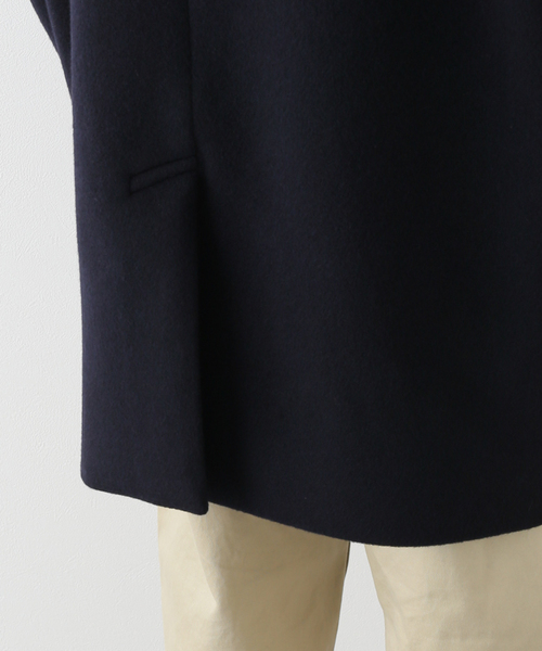 blurhms(ブラームス)の「【blurhms / ブラームス】Wool Cashmere Pea Coat(ピーコート・メンズ・ネイビー・3)」の14枚目の写真