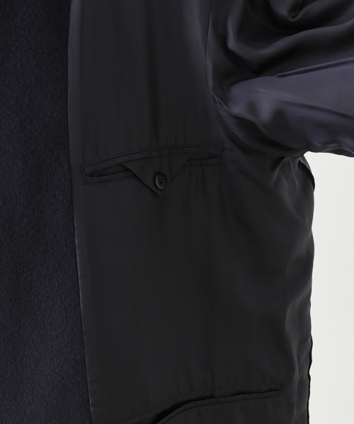 blurhms(ブラームス)の「【blurhms / ブラームス】Wool Cashmere Pea Coat(ピーコート・メンズ・ネイビー・3)」の17枚目の写真
