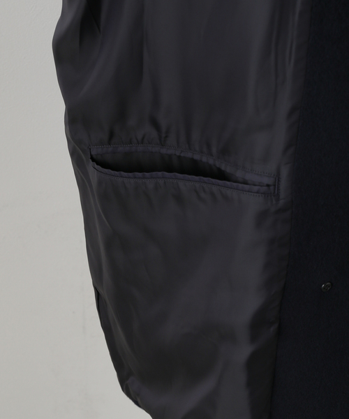 blurhms(ブラームス)の「【blurhms / ブラームス】Wool Cashmere Pea Coat(ピーコート・メンズ・ネイビー・3)」の19枚目の写真