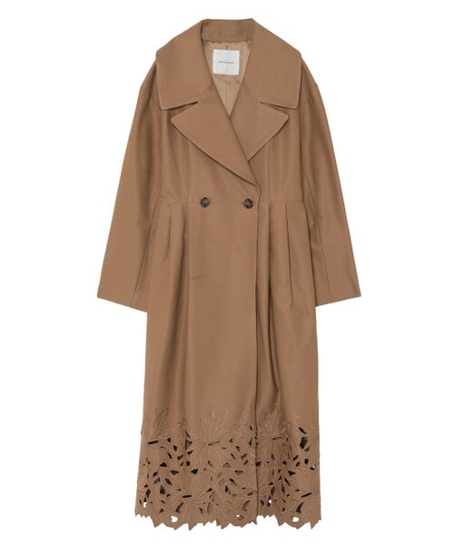 MITSUKOSHI ブラウン フレア　　ミンク　ムーンバッドコート MITSUKOSHI ブラウン フレア ミンク ムーンバッドコート MOONBAT