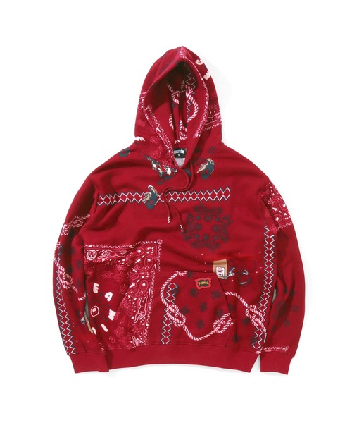 ICECREAM(アイスクリーム)の「DEAL HOODIE(スウェット・メンズ・レッド/グリーン・LARGE/MEDIUM/X-LARGE)」の1枚目の写真