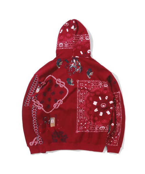 ICECREAM(アイスクリーム)の「DEAL HOODIE(スウェット・メンズ・レッド/グリーン・LARGE/MEDIUM/X-LARGE)」の4枚目の写真