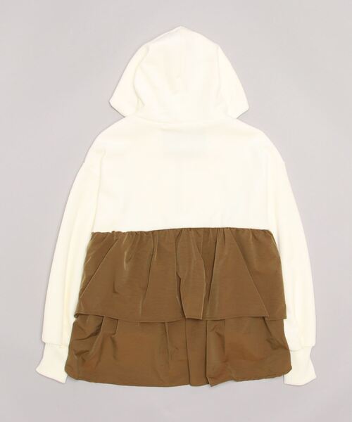 Risley（リズレー）の「Risley/リズレー/別注ストレッチコールジップ パーカー（パーカー・レディース・ブラック/ホワイト・F）」の4枚目の写真