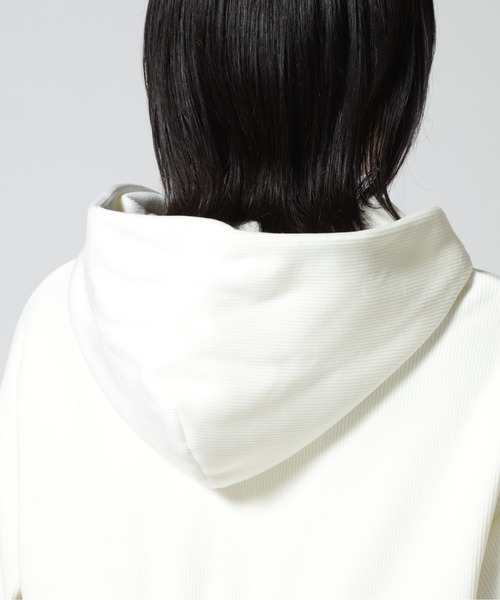 Risley（リズレー）の「Risley/リズレー/別注ストレッチコールジップ パーカー（パーカー・レディース・ブラック/ホワイト・F）」の17枚目の写真