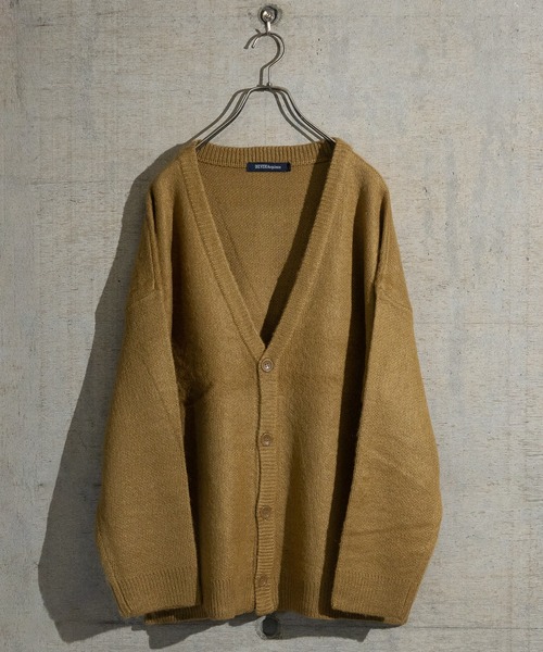 JOHN'S CLOSET（ジョンズクローゼット）の「【50】モヘアライク マルチパターン ルーズシルエット カーディガン（カーディガン/ボレロ・メンズ・ブラック系その他/ホワイト系その他2/ベージュ系その他2/ベージュ系その他/ホワイト系その他/チャコールグレー/グレー系その他/ベージュ/ブラック/パープル/ベージュ系その他5/ワイン/ブラウン系その他4/ブラック系その他4/ブラック系その他5/マスタード・MEDIUM/LARGE）」の15枚目の写真