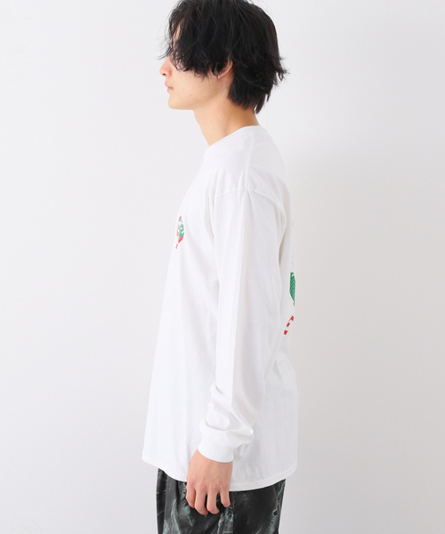 Evisen Skateboards(エビセンスケートボード)の「【EVISEN / エビセン】TSUBAKI LOGO L/S Tシャツ(Tシャツ/カットソー・メンズ・ブラック/ホワイト・MEDIUM/LARGE)」の16枚目の写真