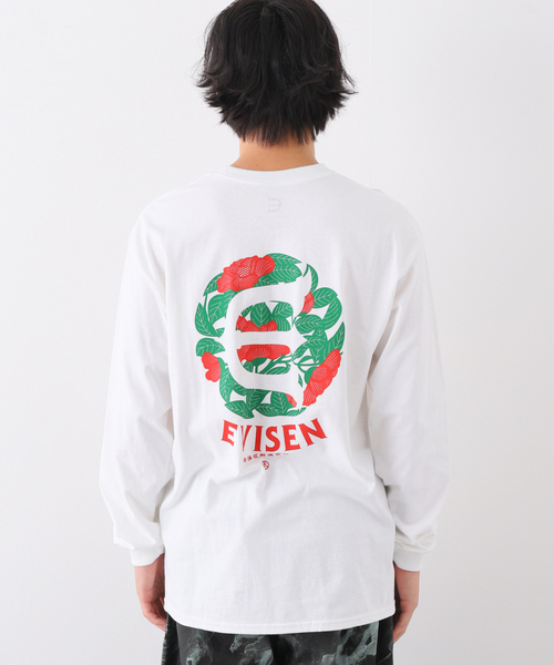 Evisen Skateboards(エビセンスケートボード)の「【EVISEN / エビセン】TSUBAKI LOGO L/S Tシャツ(Tシャツ/カットソー・メンズ・ブラック/ホワイト・MEDIUM/LARGE)」の14枚目の写真