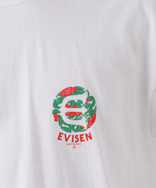 Evisen Skateboards(エビセンスケートボード)の「【EVISEN / エビセン】TSUBAKI LOGO L/S Tシャツ(Tシャツ/カットソー・メンズ・ブラック/ホワイト・MEDIUM/LARGE)」の6枚目の写真