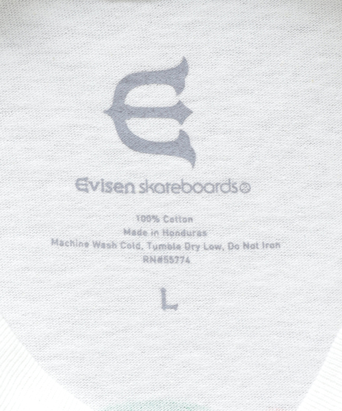 Evisen Skateboards(エビセンスケートボード)の「【EVISEN / エビセン】TSUBAKI LOGO L/S Tシャツ(Tシャツ/カットソー・メンズ・ブラック/ホワイト・MEDIUM/LARGE)」の21枚目の写真