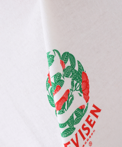 Evisen Skateboards(エビセンスケートボード)の「【EVISEN / エビセン】TSUBAKI LOGO L/S Tシャツ(Tシャツ/カットソー・メンズ・ブラック/ホワイト・MEDIUM/LARGE)」の7枚目の写真