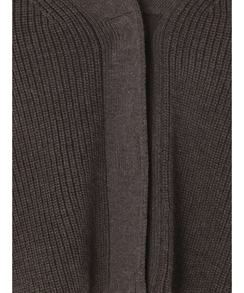 MERCURYDUO（マーキュリーデュオ）の「2WAY片畔クロップドカーディガン（カーディガン/ボレロ・レディース・ブラウン/アイボリー・FREE）」の16枚目の写真