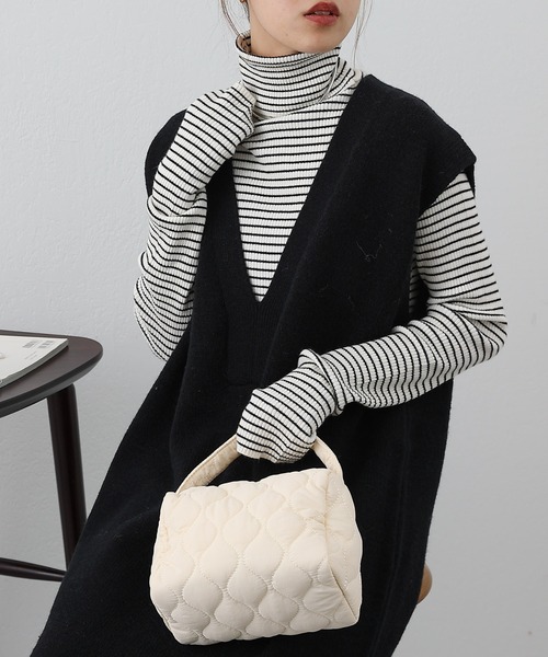 COLONY 2139（コロニートゥーワンスリーナイン）の「【WEB限定カラーあり】アルパカタッチ5G天竺カフタンニットワンピース（ワンピース・レディース・ブラック/ベージュ/ブラウン/オフホワイト・FREE）」の3枚目の写真