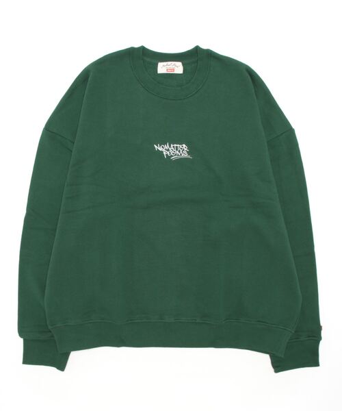CERCA(チェルカ)の「BEYES/裏毛 グラフィティ刺繍 クルーネック(Tシャツ/カットソー・メンズ・グリーン/ホワイト/ブラック・FREE)」の1枚目の写真