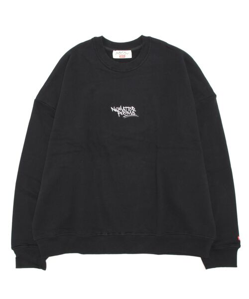 CERCA(チェルカ)の「BEYES/裏毛 グラフィティ刺繍 クルーネック(Tシャツ/カットソー・メンズ・グリーン/ホワイト/ブラック・FREE)」の3枚目の写真