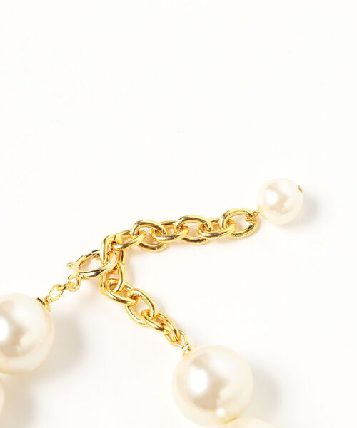 Ray BEAMS（レイビームス）の「Ray BEAMS / ビッグ パール ネックレス（ネックレス・レディース・ホワイト・ONE SIZE）」の4枚目の写真