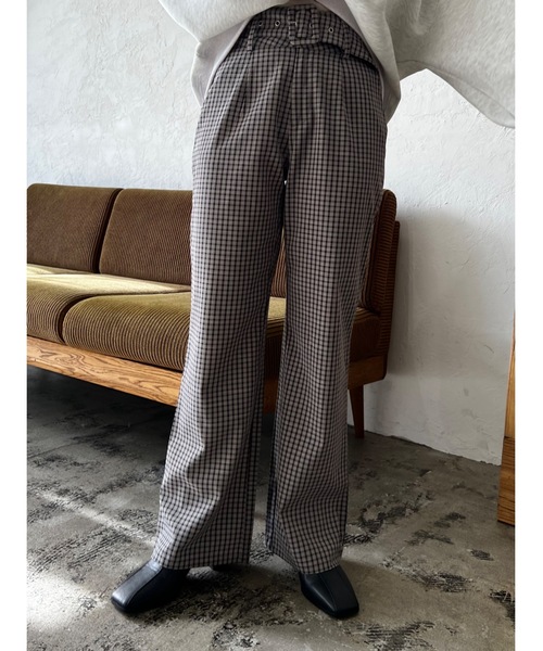 JUMELLE（ジュメロ）の「クラシカルチェックパンツ（その他パンツ・レディース・グレー・SMALL/MEDIUM）」の17枚目の写真