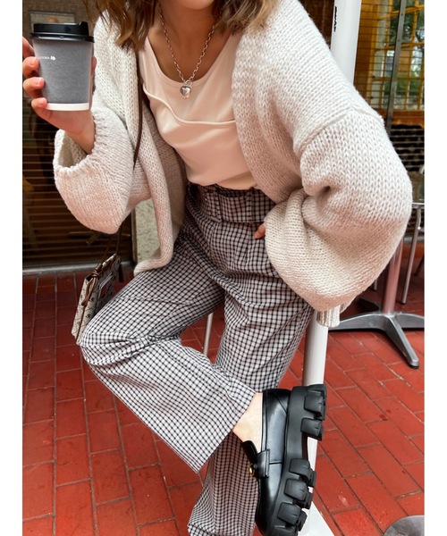 JUMELLE（ジュメロ）の「クラシカルチェックパンツ（その他パンツ・レディース・グレー・SMALL/MEDIUM）」の15枚目の写真