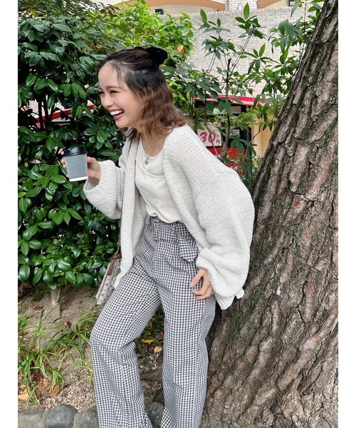 JUMELLE（ジュメロ）の「クラシカルチェックパンツ（その他パンツ・レディース・グレー・SMALL/MEDIUM）」の12枚目の写真