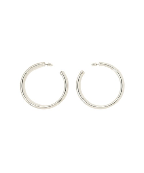 Ray BEAMS（レイビームス）の「Ray BEAMS / ビッグ パイプ フープ ピアス（ピアス（両耳用）・レディース・シルバー/ゴールド・ONE SIZE）」の5枚目の写真